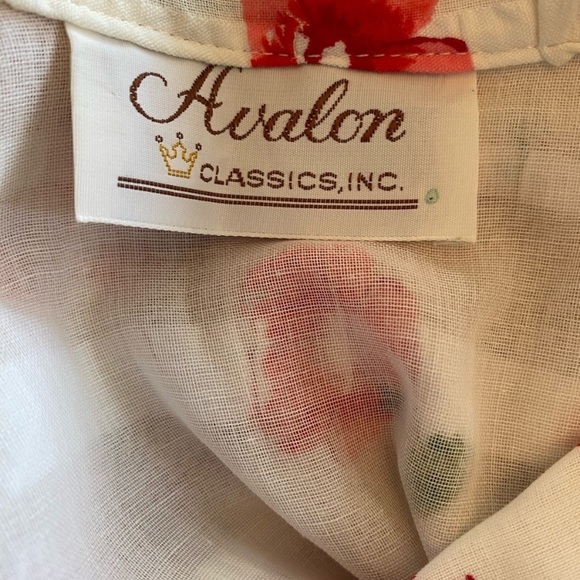 Vintage 70s Avalon Maxi Shirt Dress SZ 10 - Picture 7 of 14